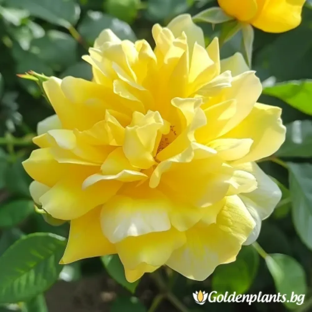 Роза – сорт ‘Жълта Фантазия’ (гол корен)